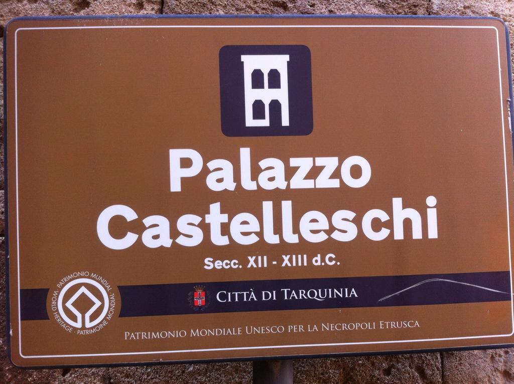 Palazzo Castelleschi Villa Tarquinia Exteriör bild